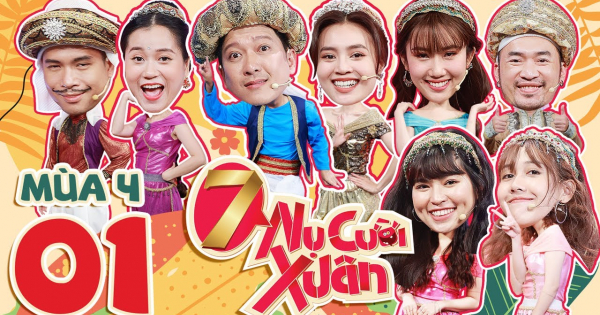 7 Nụ Cười Xuân 4 | Tập 1:Hậu Hoàng, Tiến Luật, Lan Ngọc u đầu mẻ trán vì thi thả "vật thể lạ" vô đầu